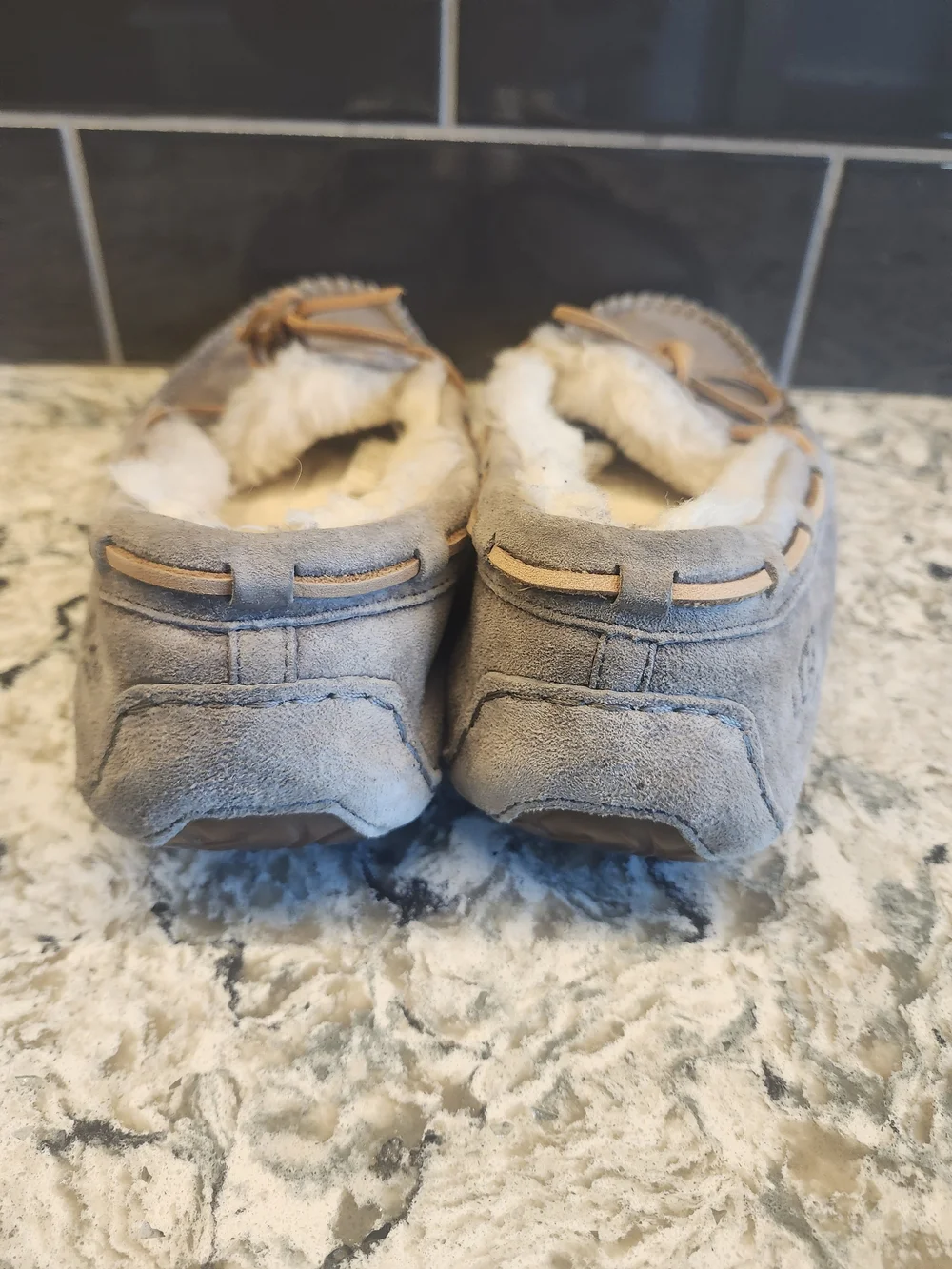 UGG Dakota Men's Grey Moccasin Slippers